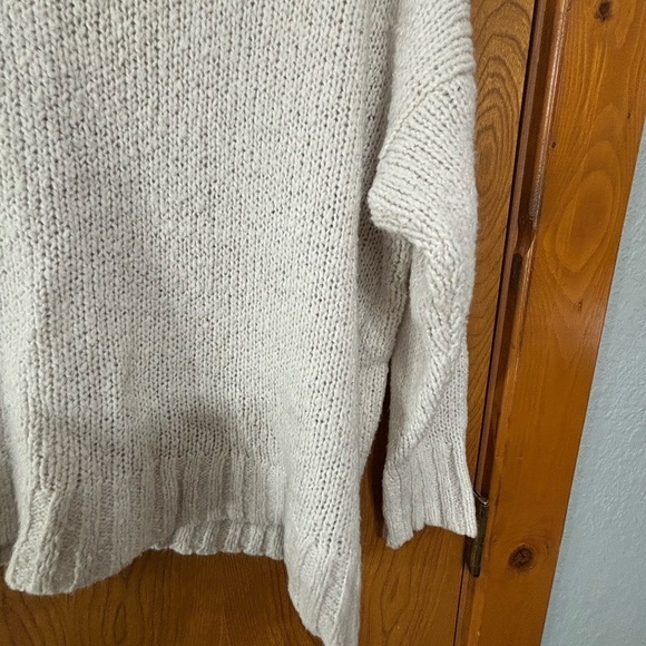 Aerie Cream Crew Neck Sweater Soft Knit - Picture 5 of 7